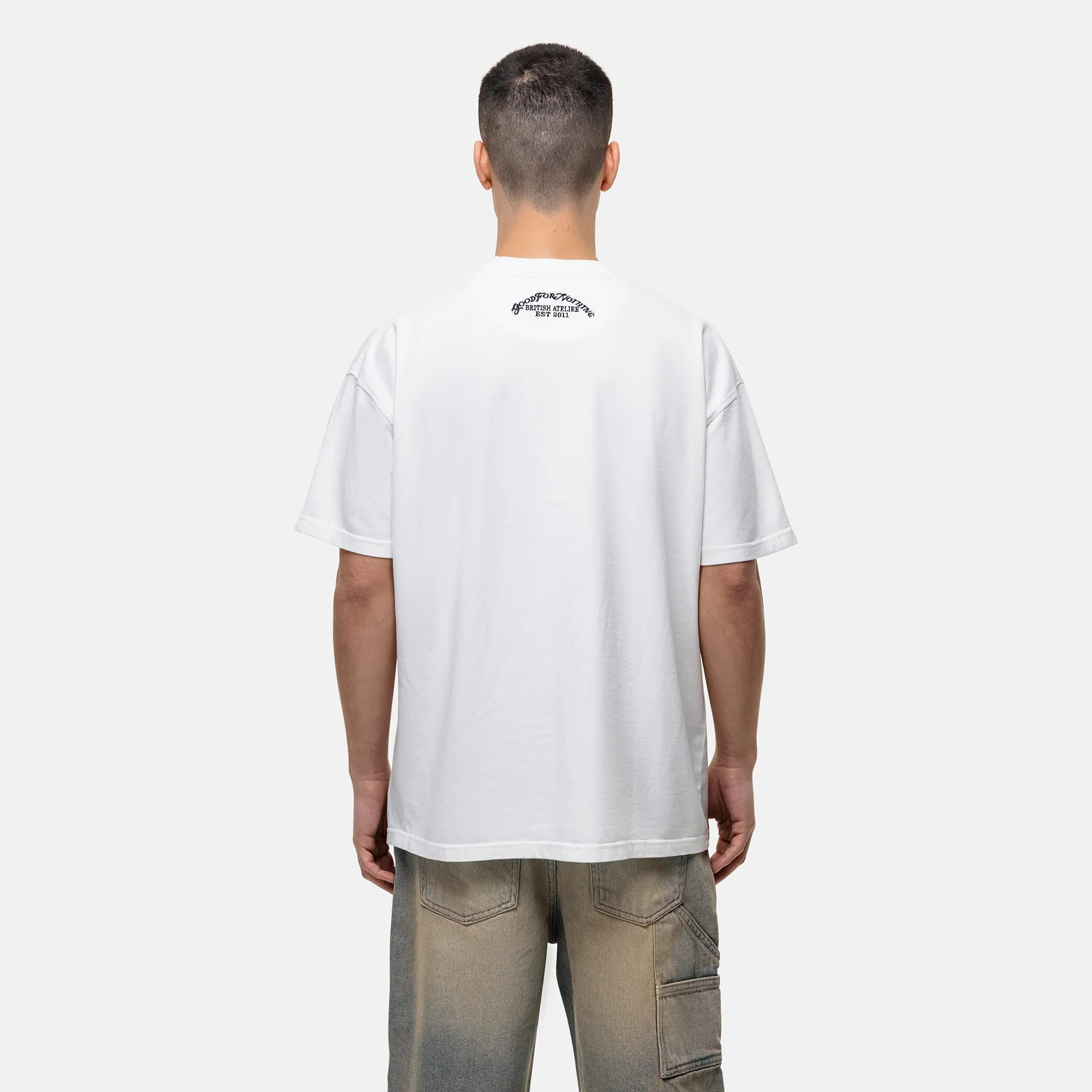 Overlock Optic White T-shirt - Image 2