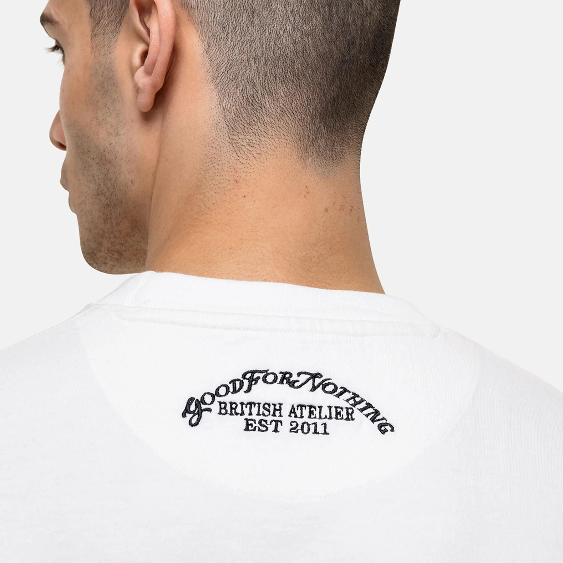Overlock Optic White T-shirt - Image 3