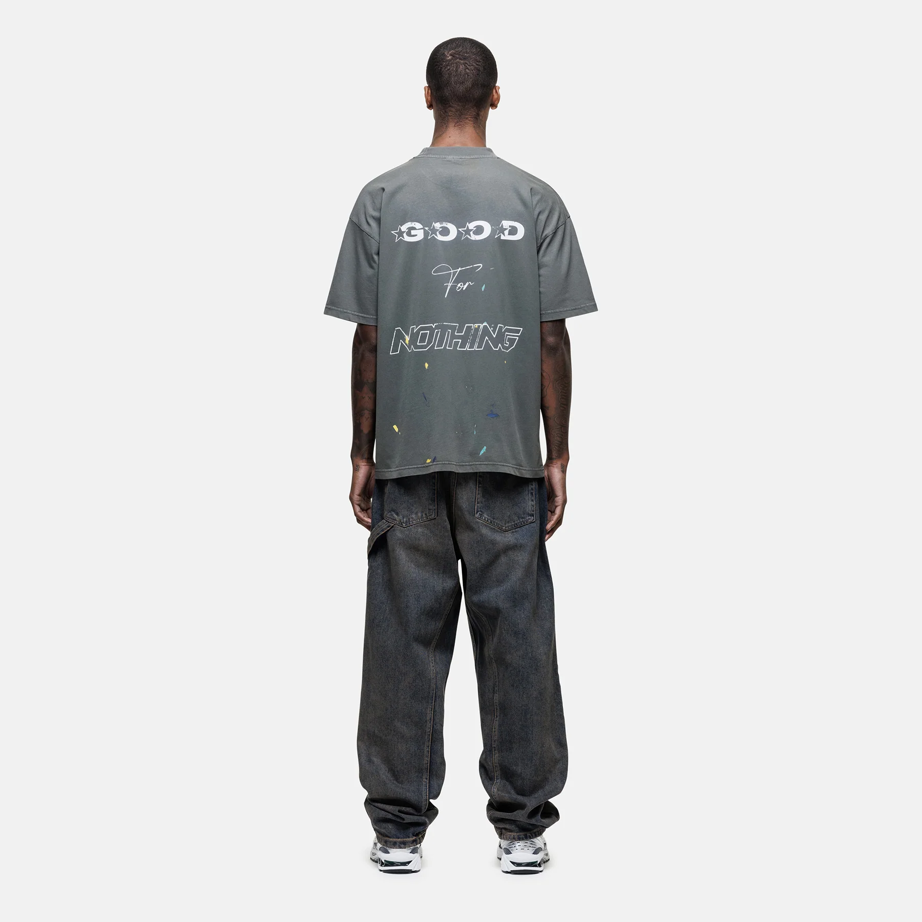 Nevada Washed Grey T-shirt - Image 5