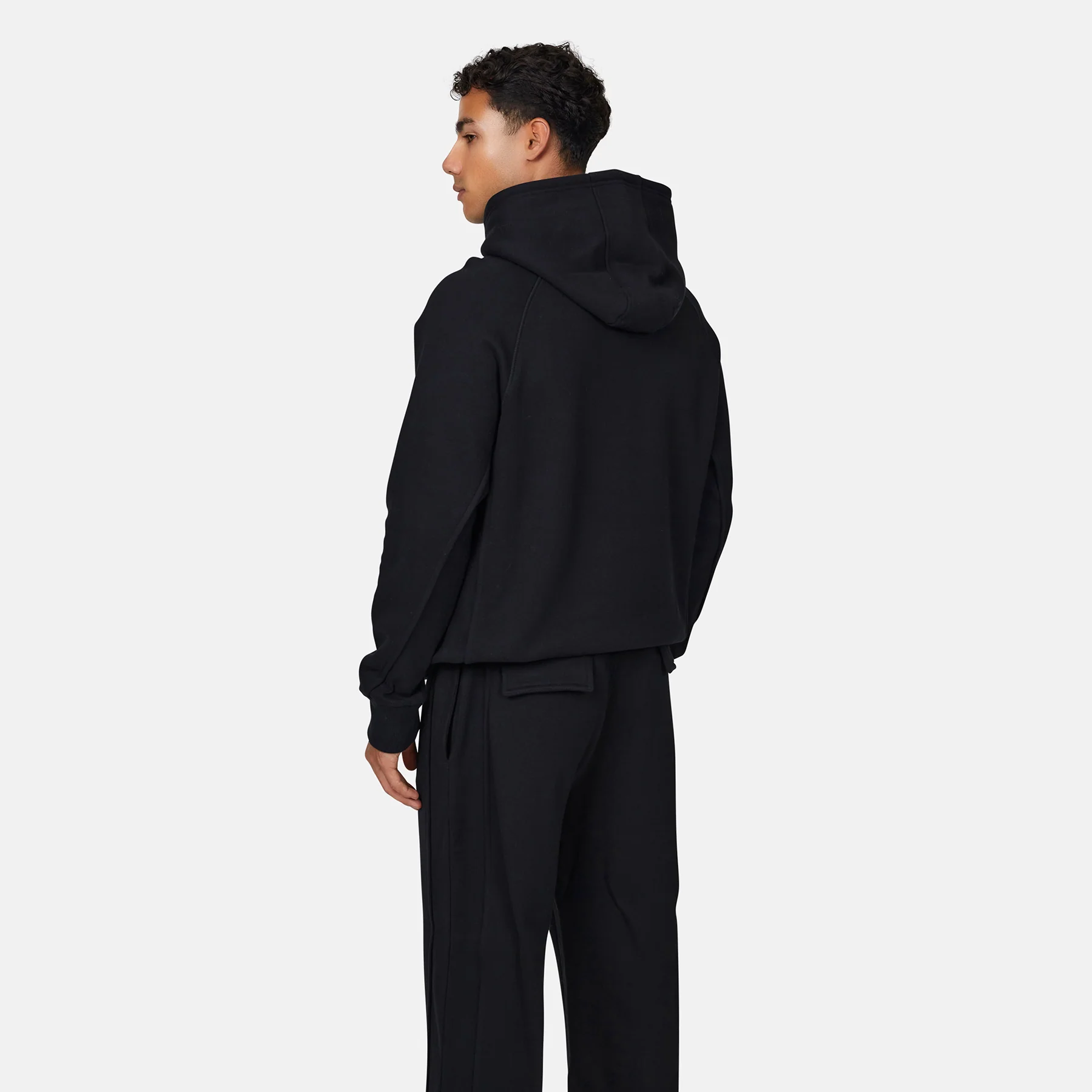 Monogram Black Pullover Hoodie - Image 4