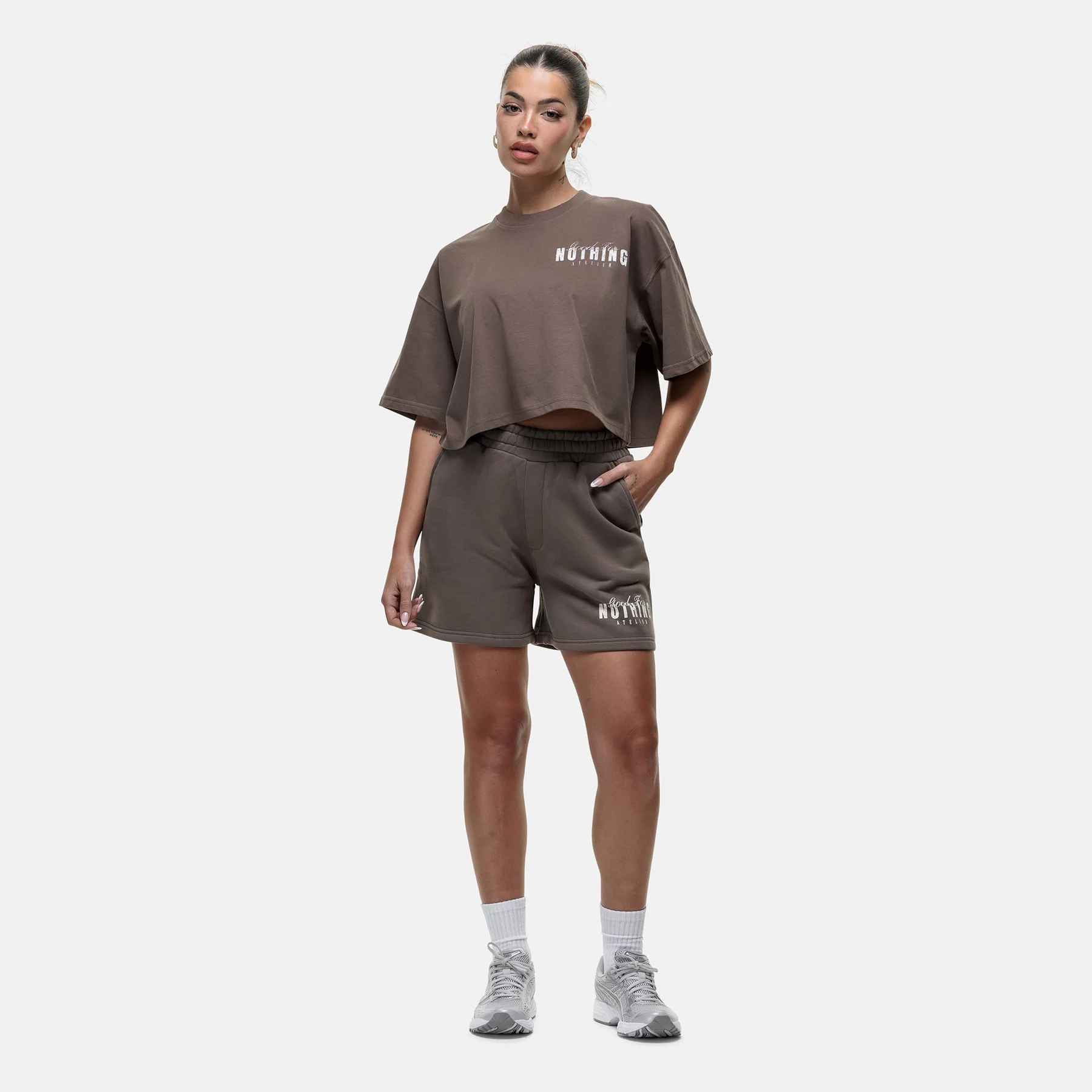 Washed Taupe Butterfly T-shirt - Image 5