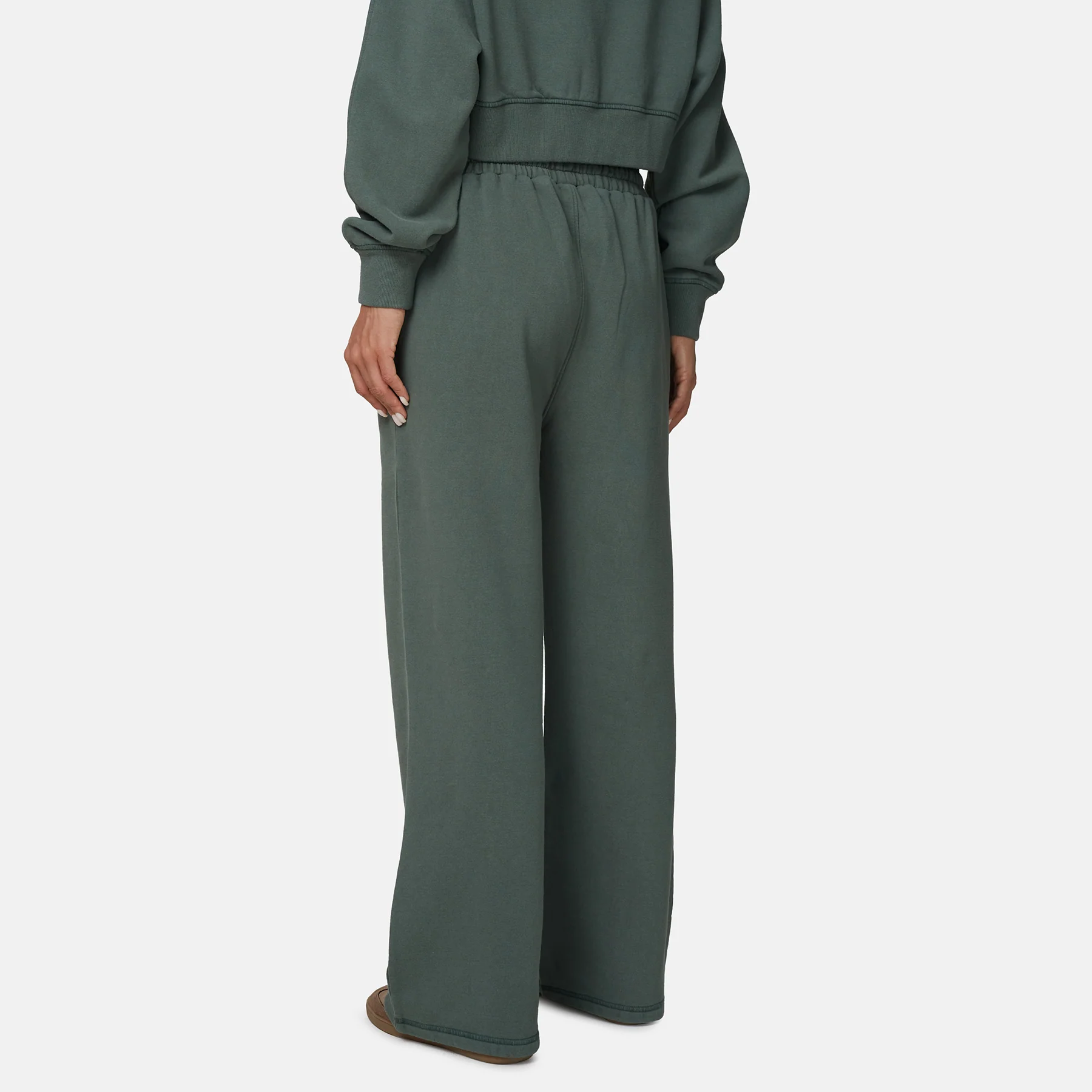Vintage Washed Green Sweatpants - Image 3