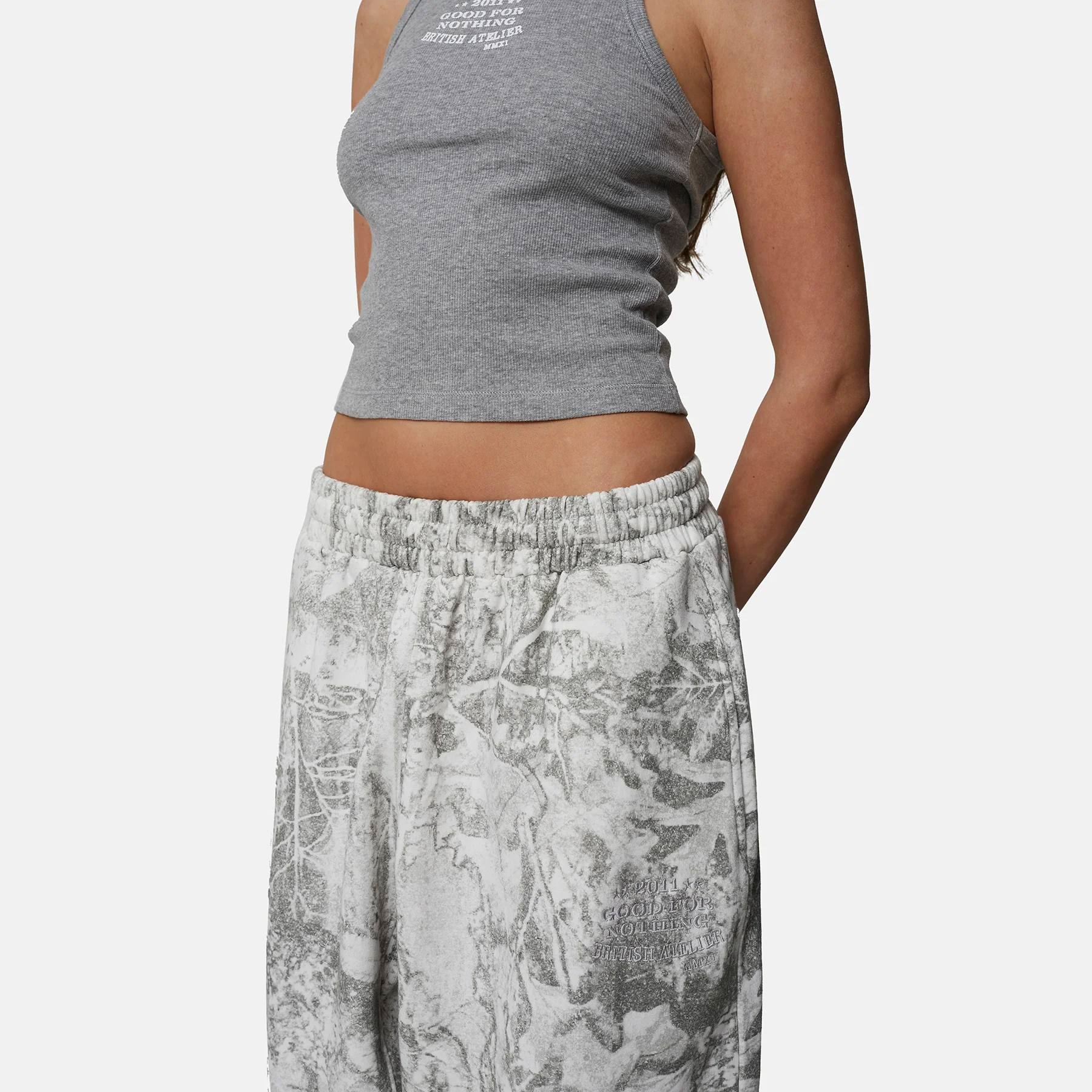 Icarus Camo White Sweatpants - Image 2