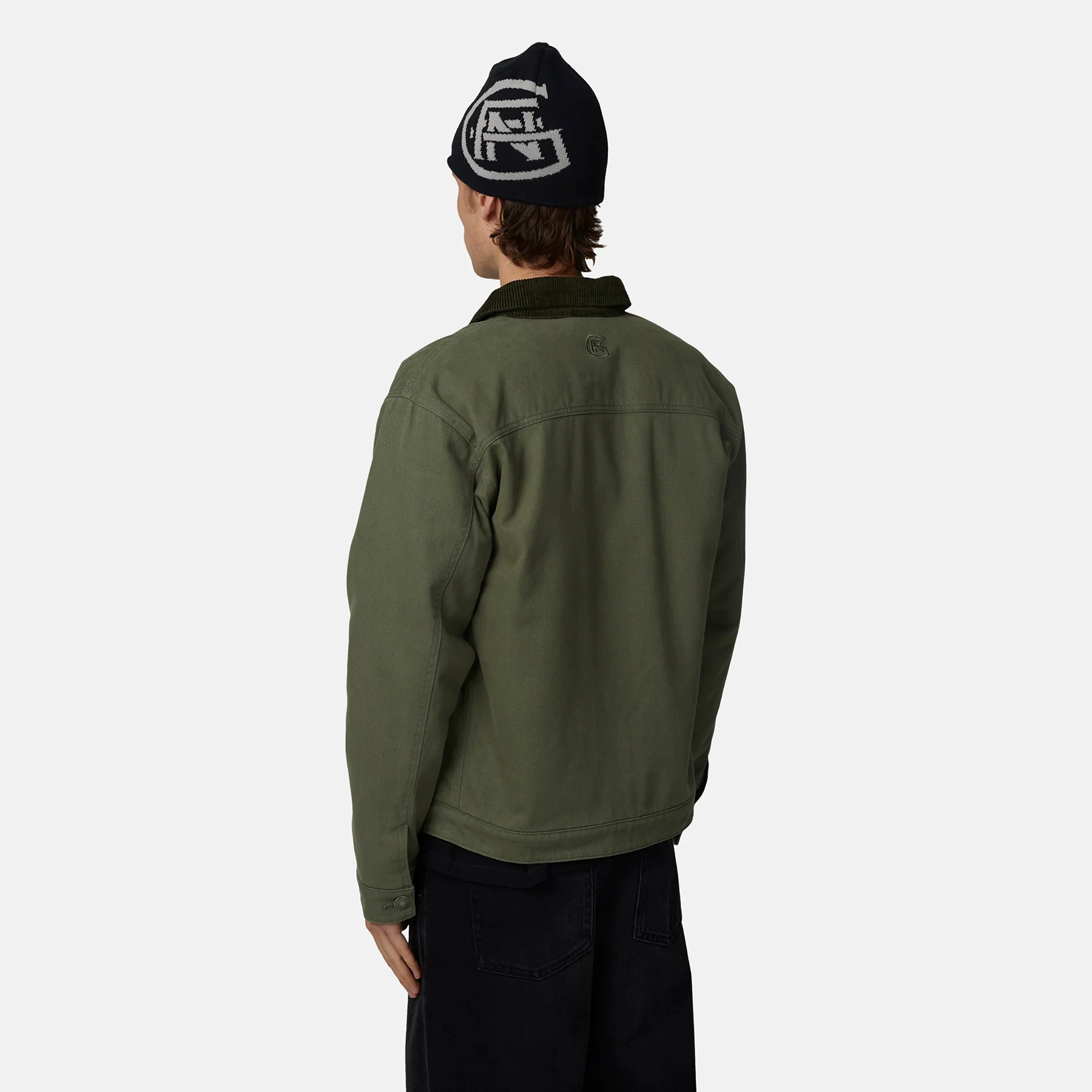 Monogram Worker Khaki Jacket - Image 3