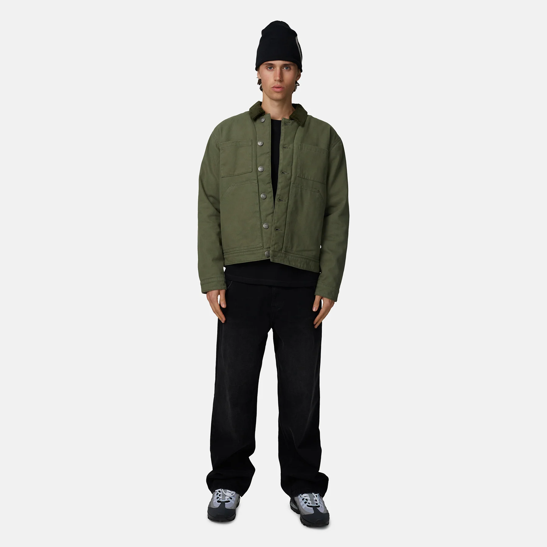 Monogram Worker Khaki Jacket - Image 5